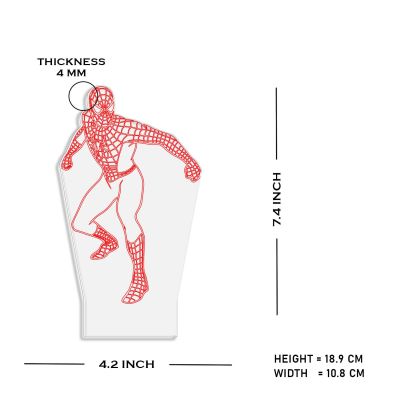 Spider-Man Across The Spider Verse Design Night Lamp with multicolored